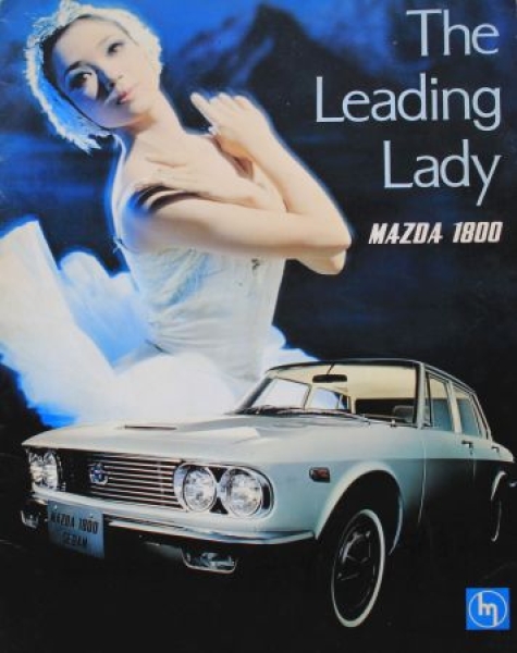 Mazda 1800 Modelprogram 1968 "The leading lady" Carbrochure (1040)